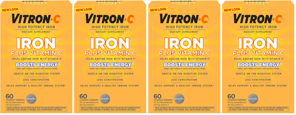Vitron-C Iron Supplement with Vitamin C, Once Daily
