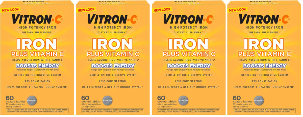 Vitron-C Iron Supplement with Vitamin C, Once Daily