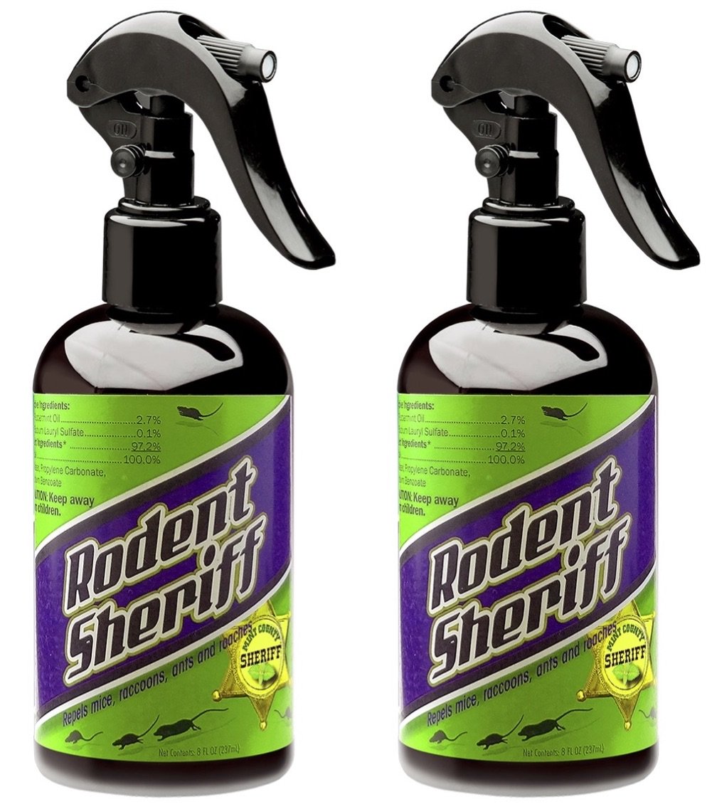 Rodent Sheriff Peppermint Oil Repellent, Fast-Acting Pest Spray