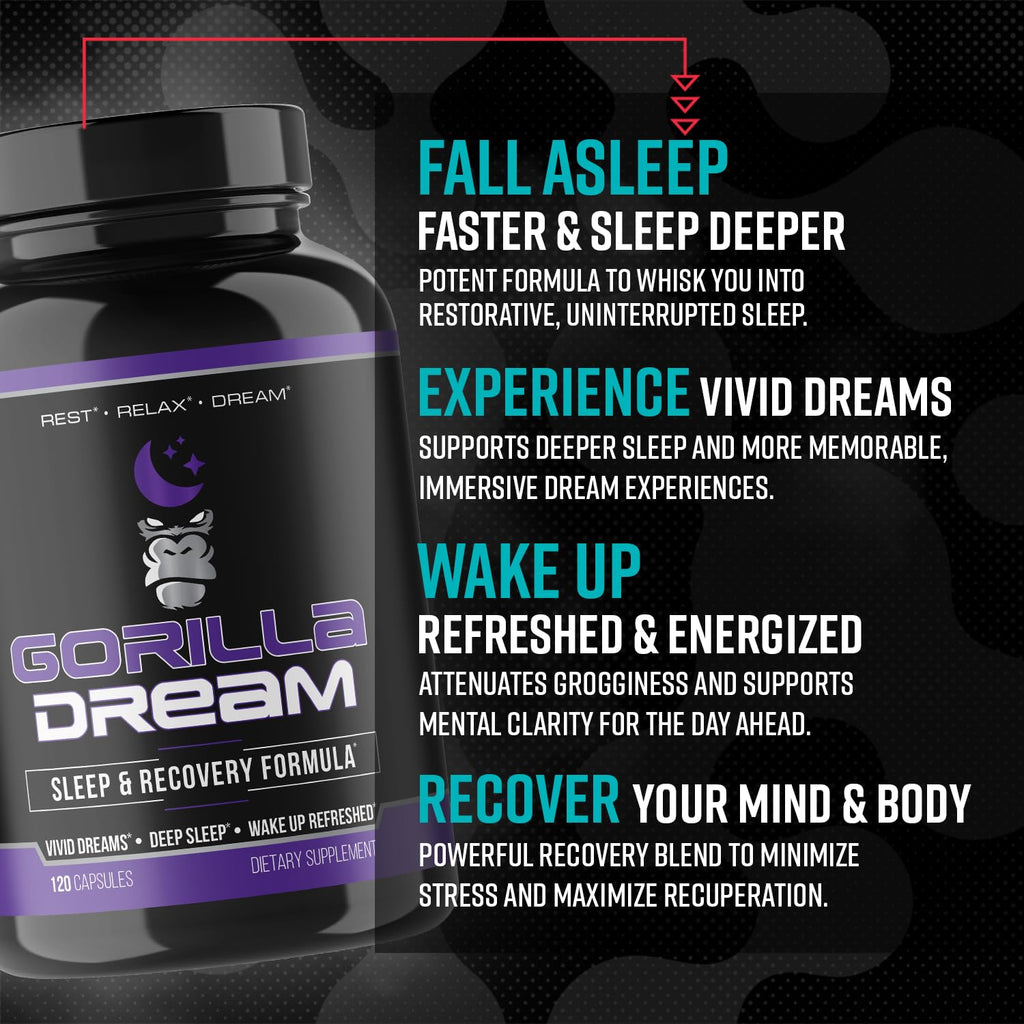 Gorilla Mind Dream Sleep Supplement - Rest & Recovery

