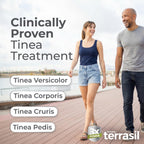 Terrasil Tinea Cream and Soap Kit 1% Clotrimazole Made in USA

