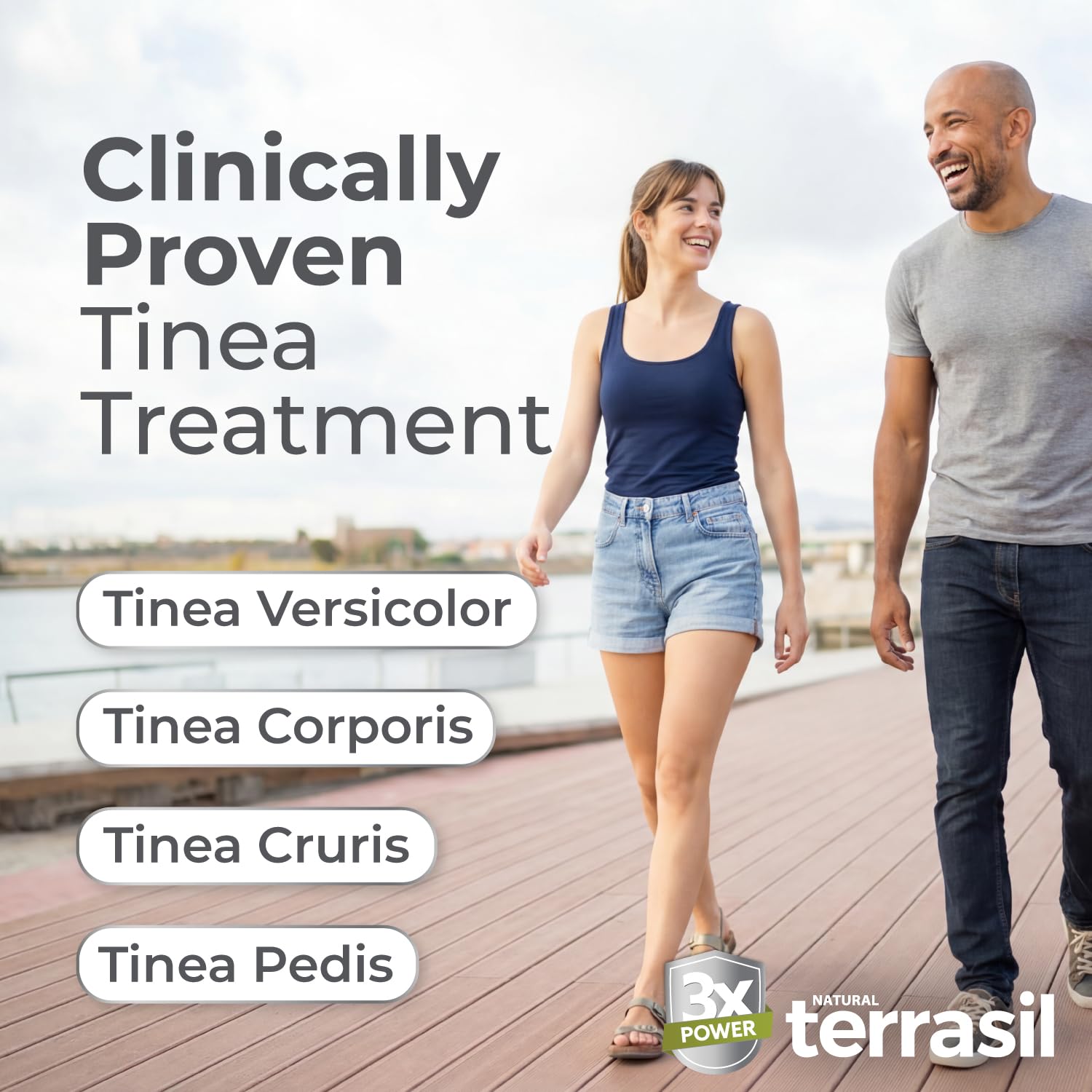 Terrasil Tinea Cream and Soap Kit 1% Clotrimazole Made in USA

