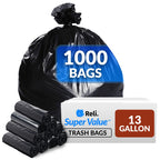 Trash Bags by Reli. Heavy-Duty for Everyday Use

