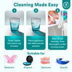 Weiss Naturals Retainer Cleaner Tablets for Invisalign

