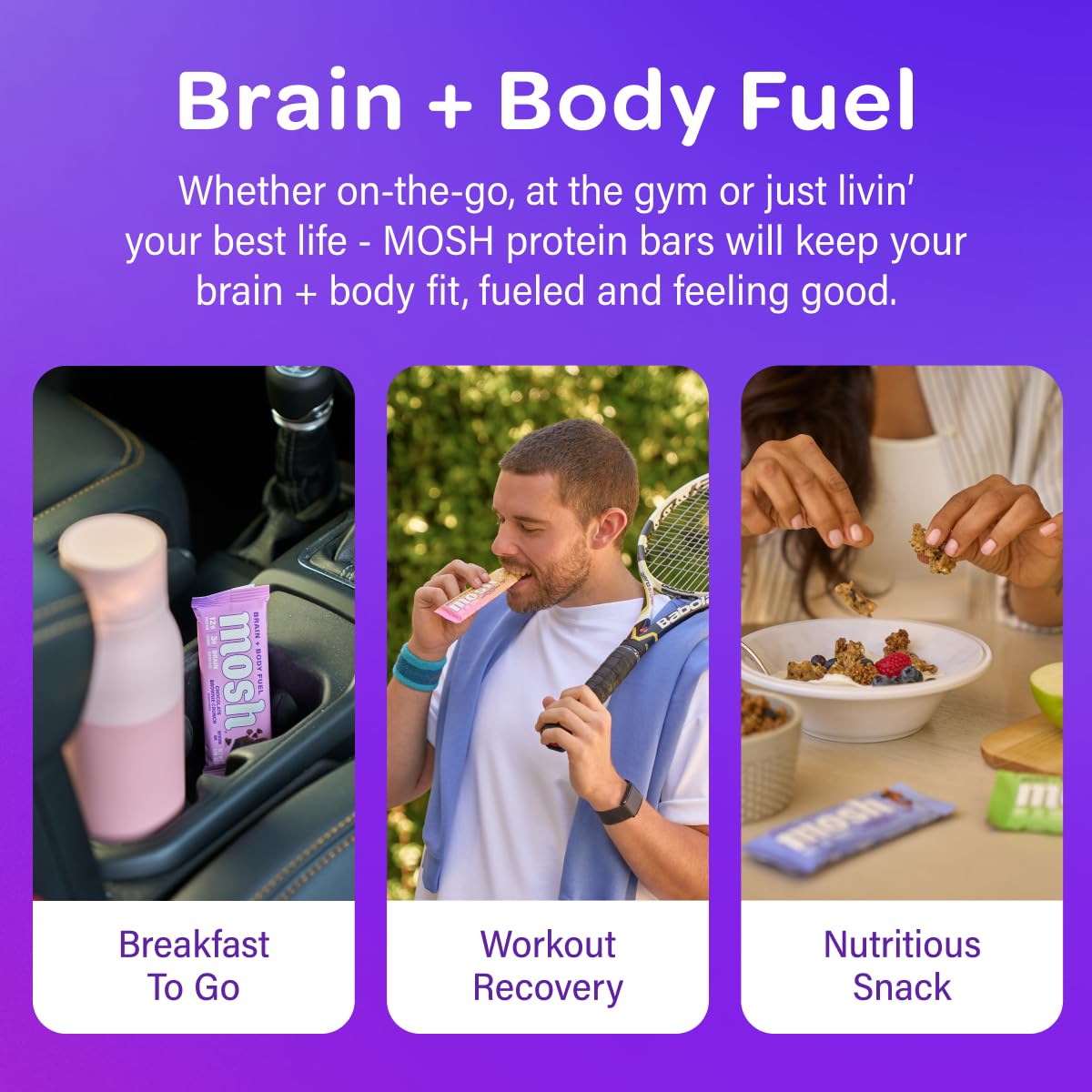 MOSH Keto Protein Bars for Brain Health

