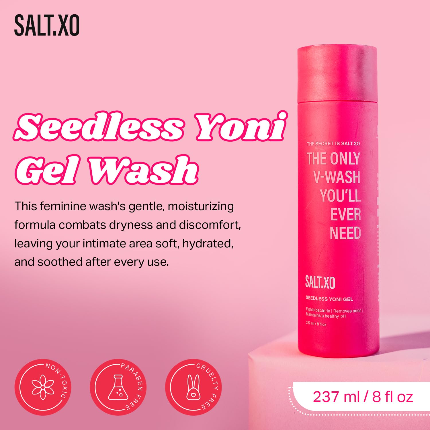 salt.xo Seedless Yoni Gel Wash - Feminine Hygiene


