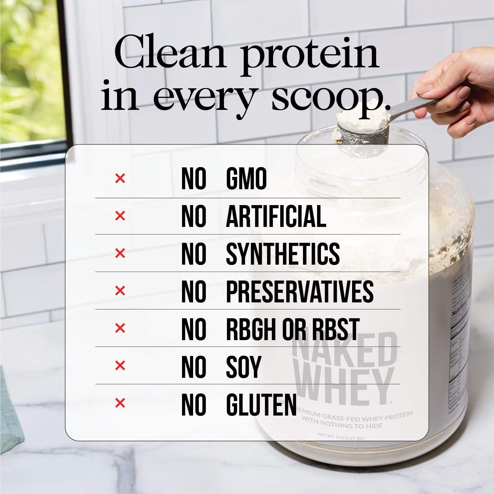 NAKED Whey Isolate Protein Powder | Clean Ingredients

