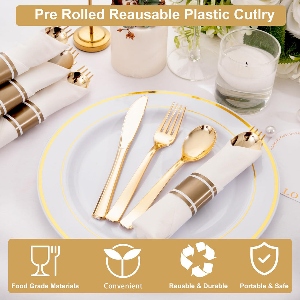 Disposable Cutlery Set with Napkins

