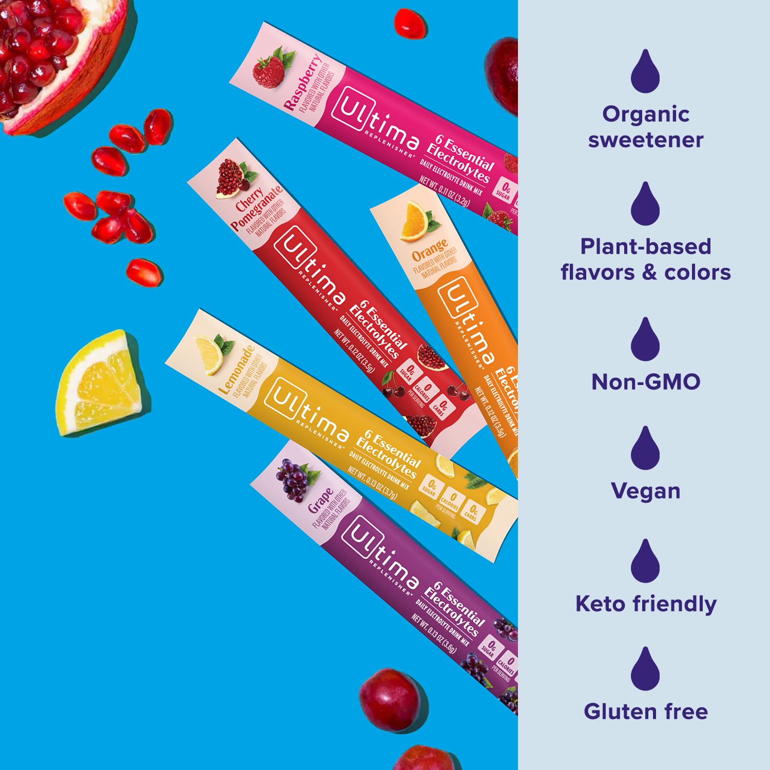 Ultima Replenisher Electrolyte Powder | Zero Sugar Hydration

