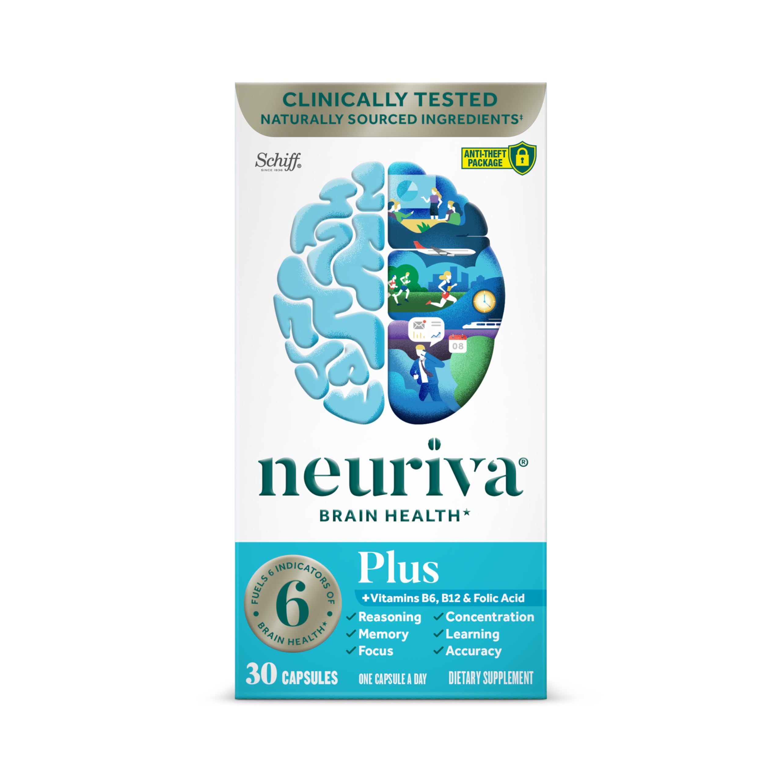 Neuriva Brain Support for Memory & Focus with Neurofactor


