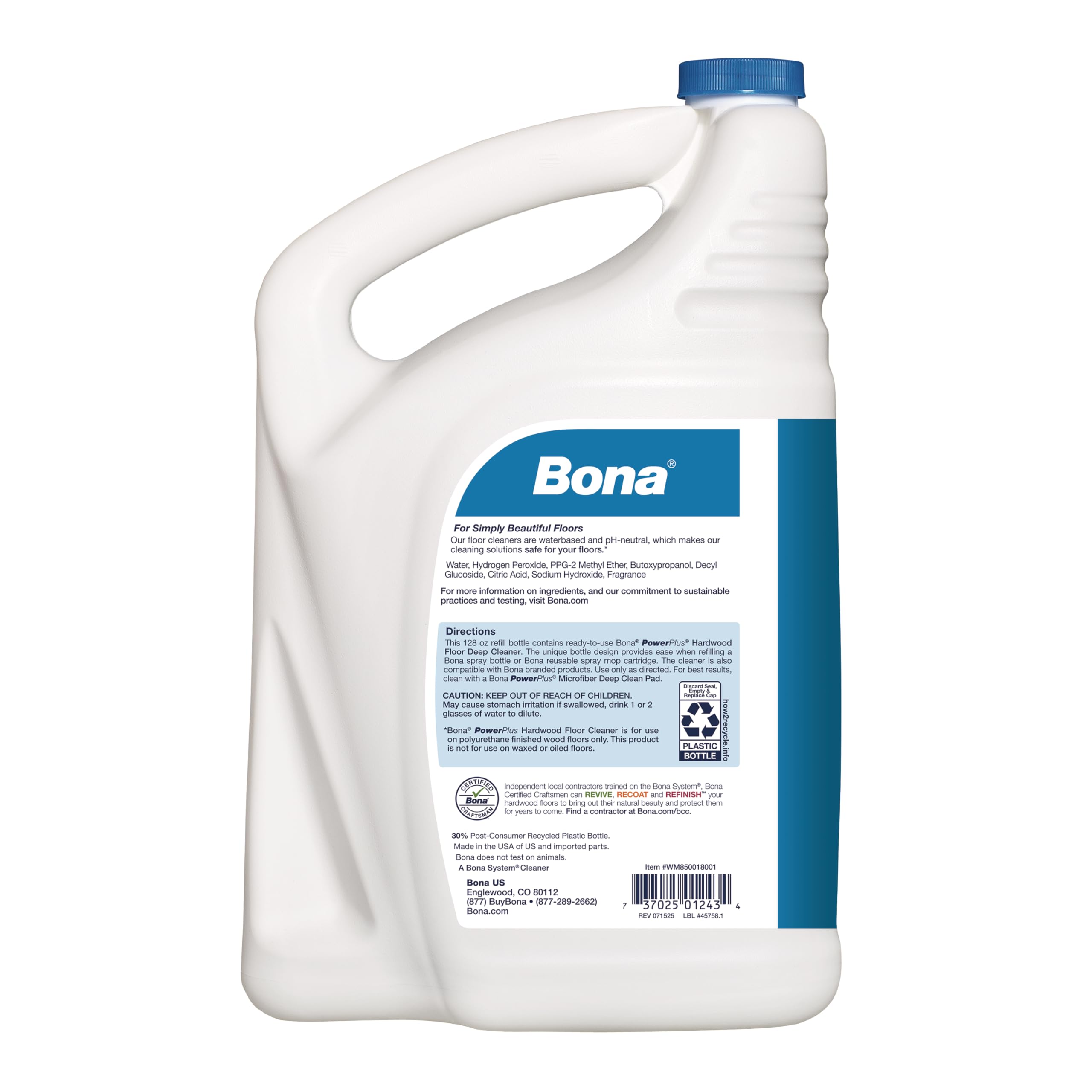 Bona PowerPlus Hardwood Floor Deep Cleaner Refill

