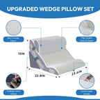 Ahpmeoa Wedge Pillow Set for Post-Surgery Comfort

