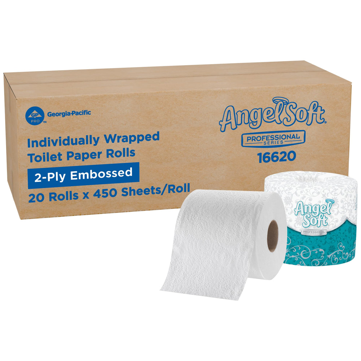 Angel Soft Professional Series 2-Ply Embossed Toilet Paper