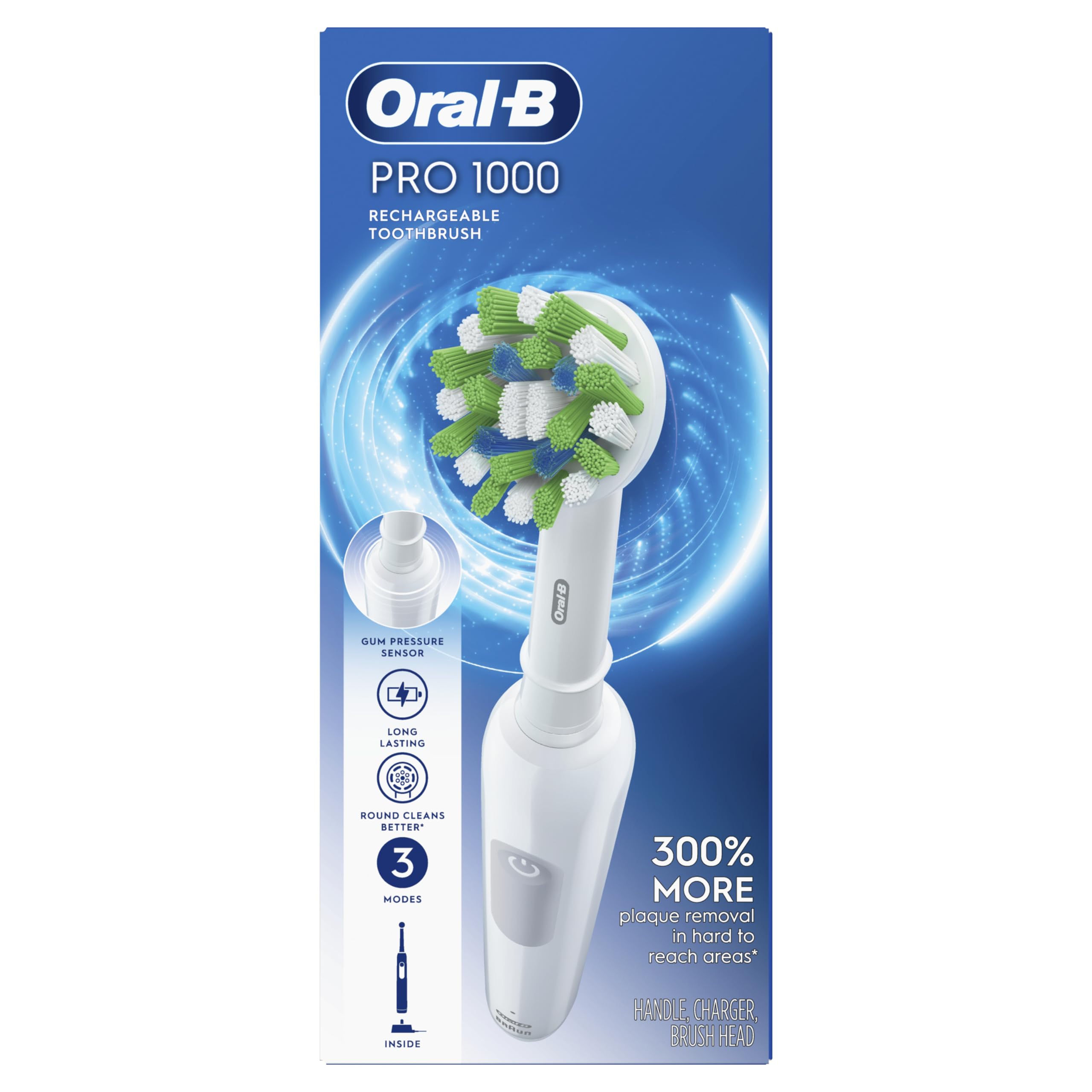 Oral-B Rechargeable Electric Toothbrush CrossAction Head

