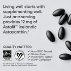 Sports Research Astaxanthin from Algae - Vegan Softgels

