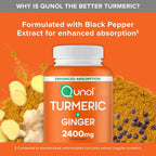 Qunol Turmeric Curcumin with Black Pepper & Ginger

