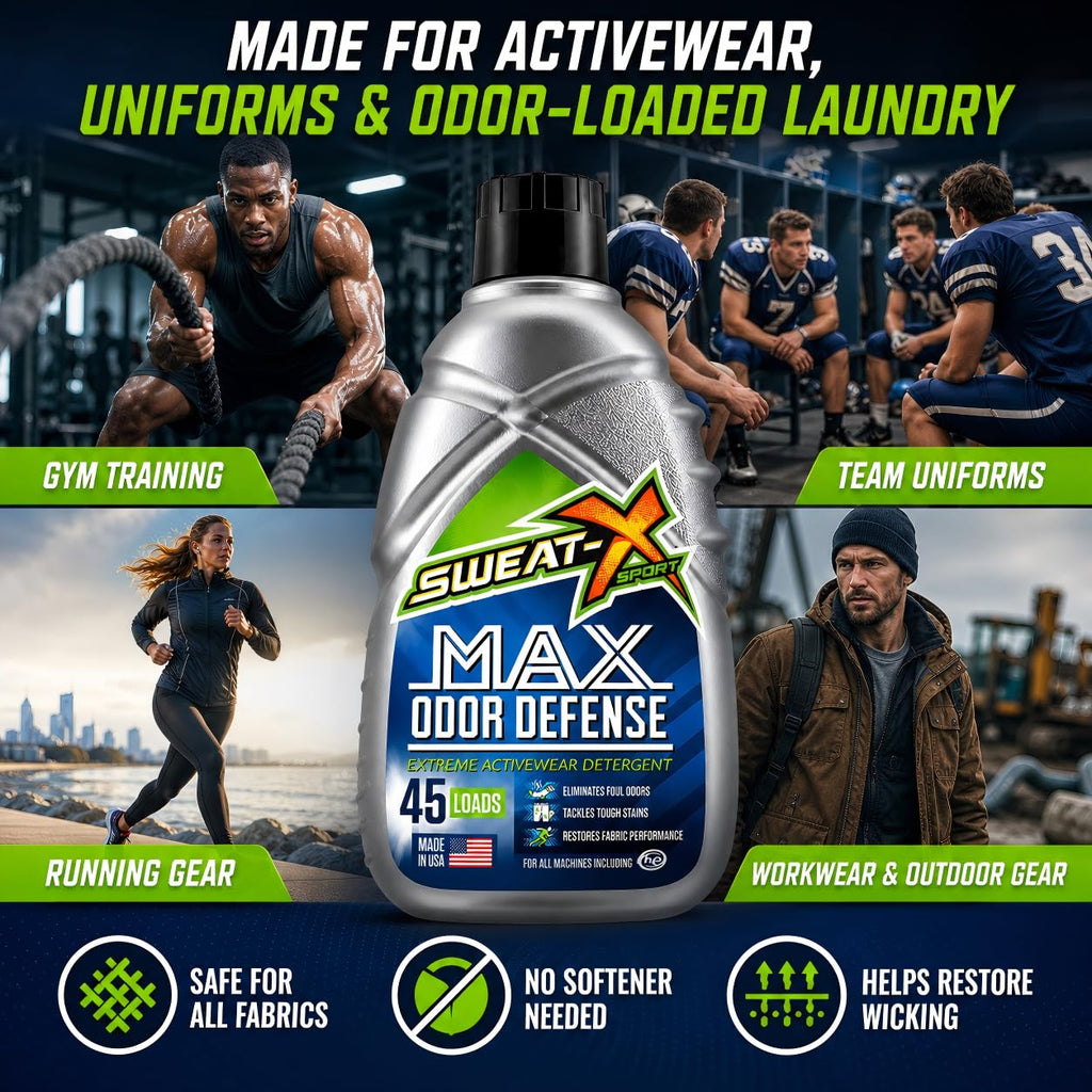 SWEAT X Laundry Detergent for Activewear | Sensitive Skin

