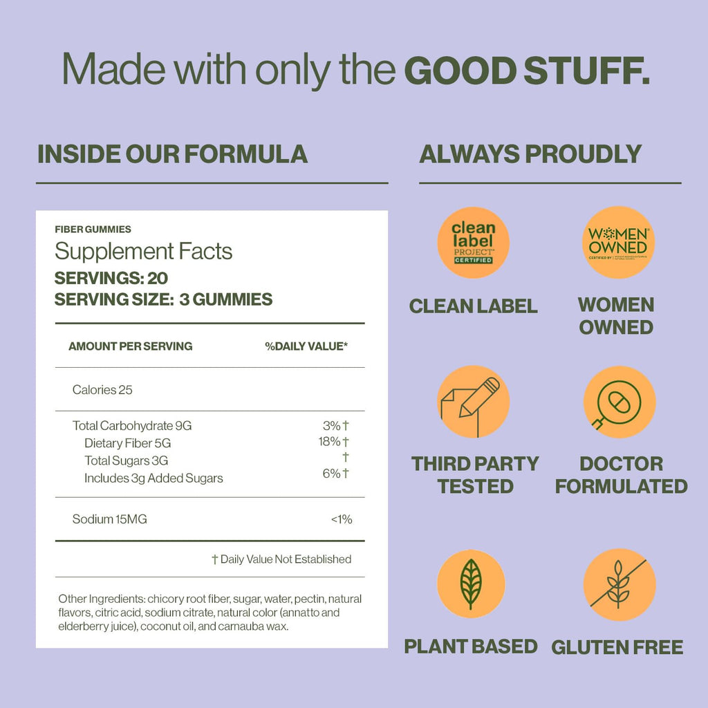 Hilma Prebiotic Fiber Supplement - Digestive Health

