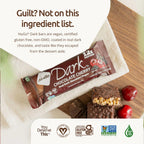 NuGo Dark Vegan Protein Bar Real Dark Chocolate Gluten Free


