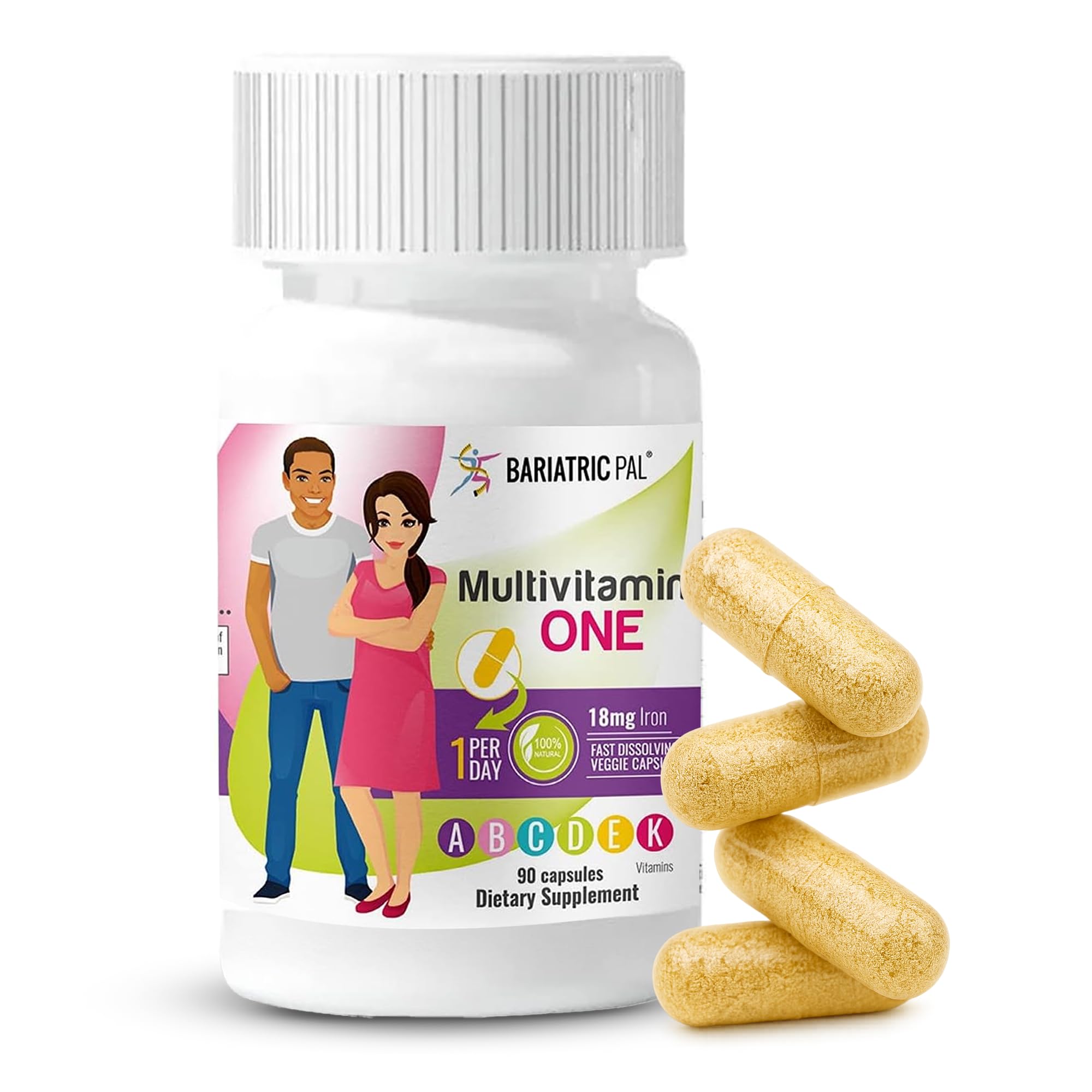 BariatricPal Multivitamin ONE: One Capsule Daily for Bariatric Patients