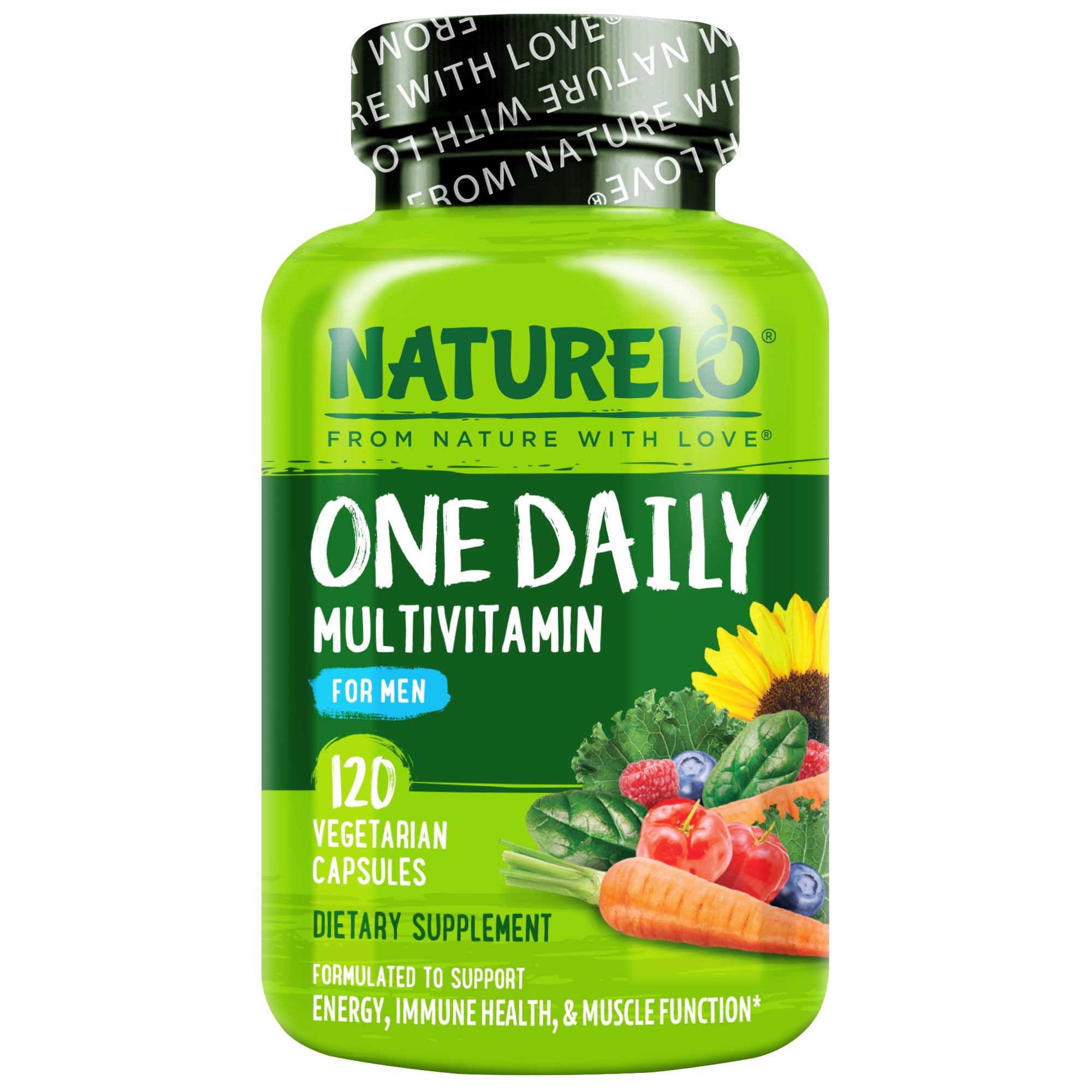 Naturelo Men’s One Daily Multivitamin – Plant-Based

