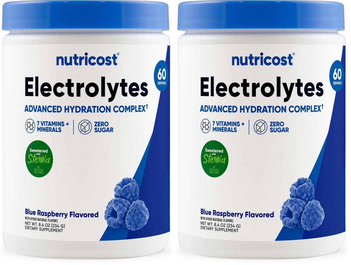 Nutricost Electrolyte Complex Powder - Hydration Drink Mix with Vitamins and Minerals