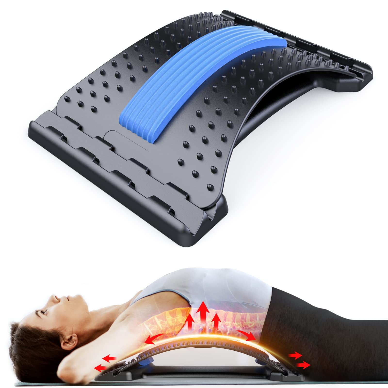 MINOLL Back Stretcher - Lumbar Arch for Pain Relief

