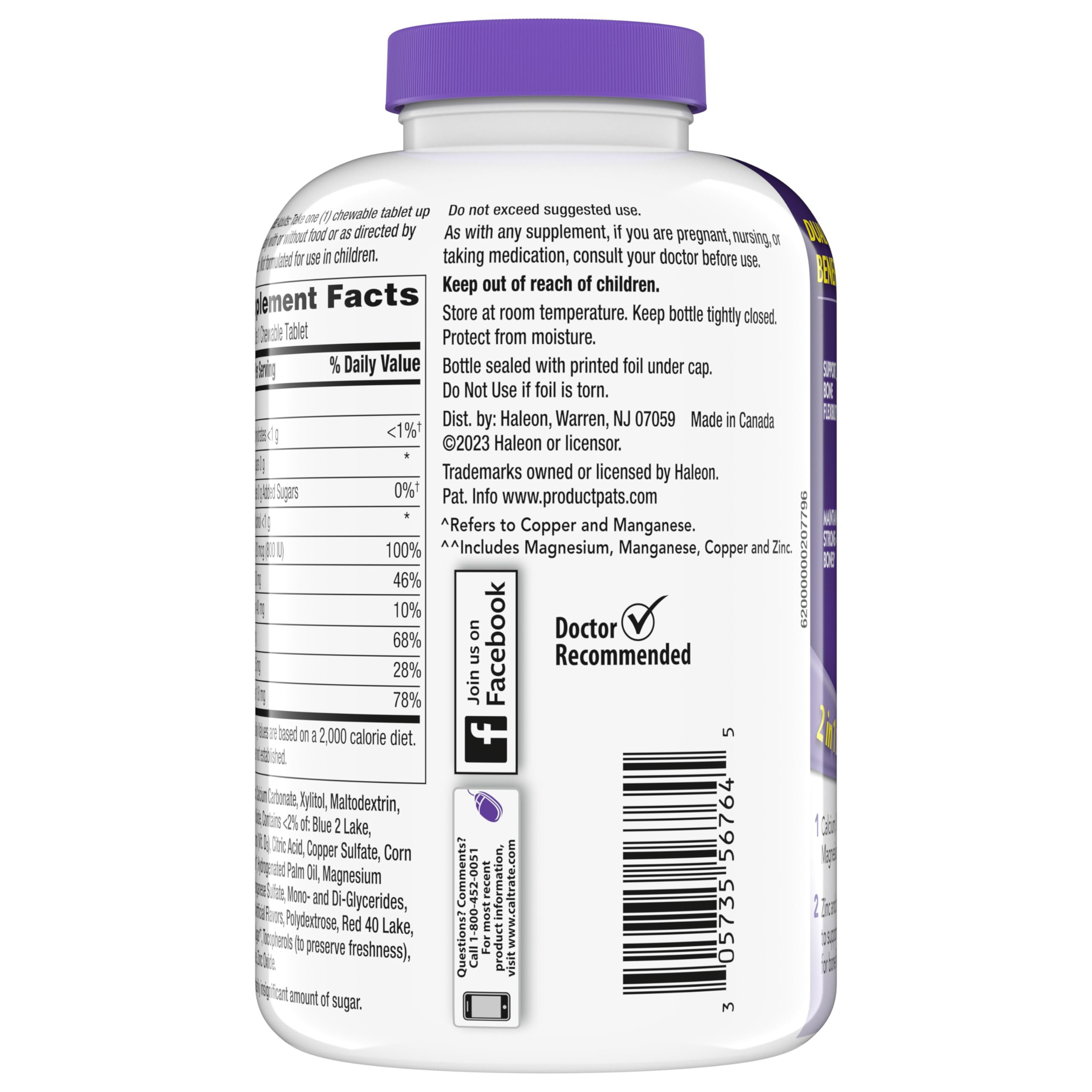 Caltrate Chewables Calcium & Vitamin D with Minerals


