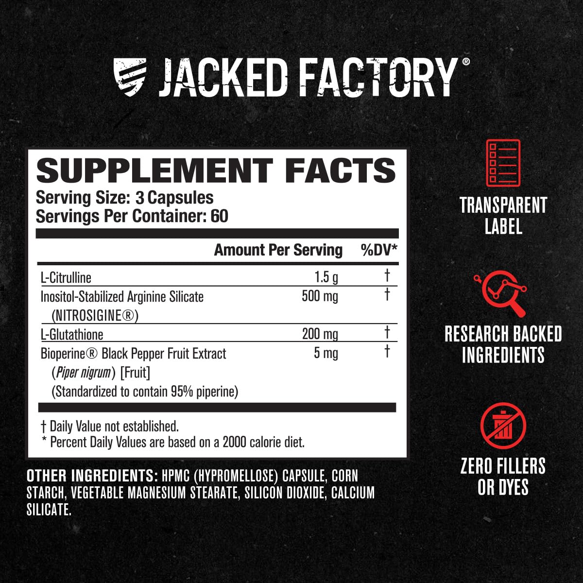 N.O. XT Nitric Oxide Supplement by Jacked Factory

