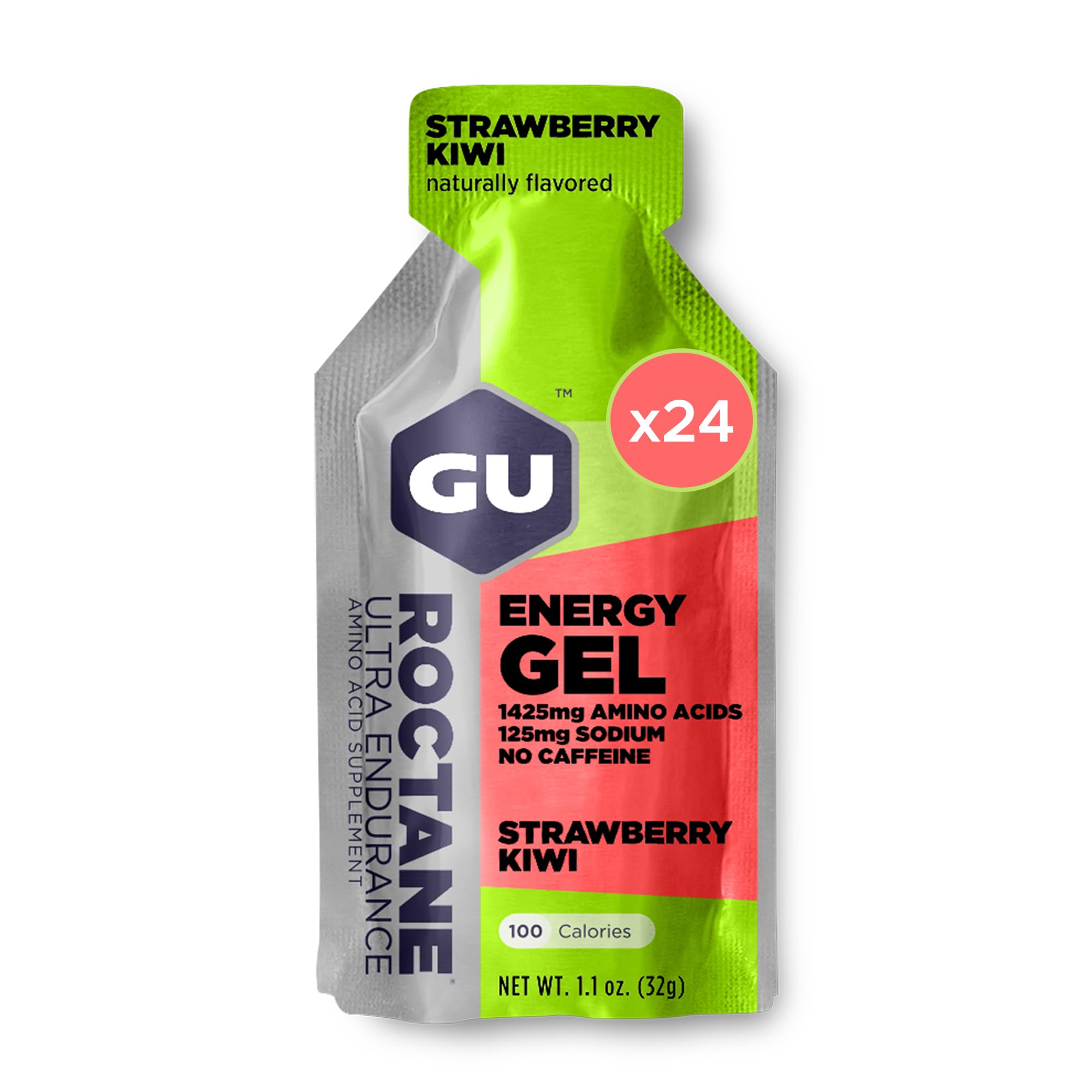 GU Roctane Ultra Endurance Energy Gel - Vegan, Gluten-Free, Kosher & Dairy-Free