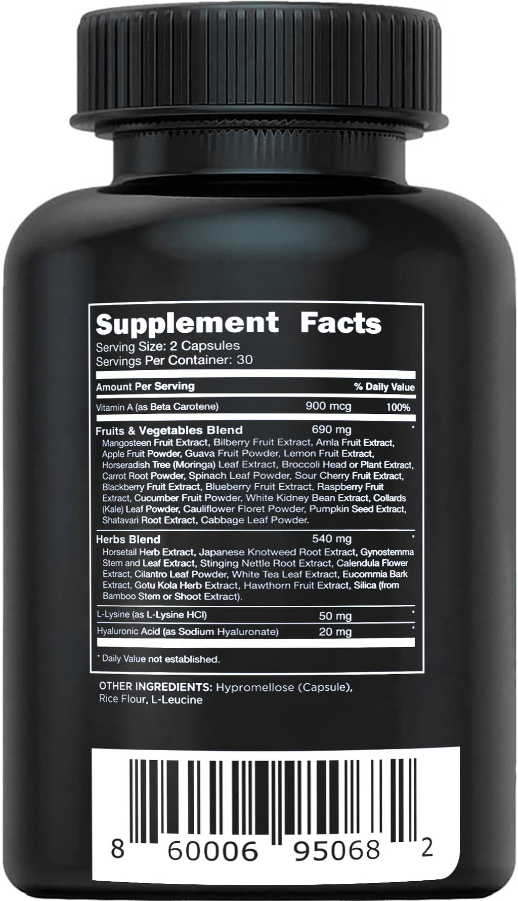Vital Vitamins Vegan Collagen Booster - Hair Support

