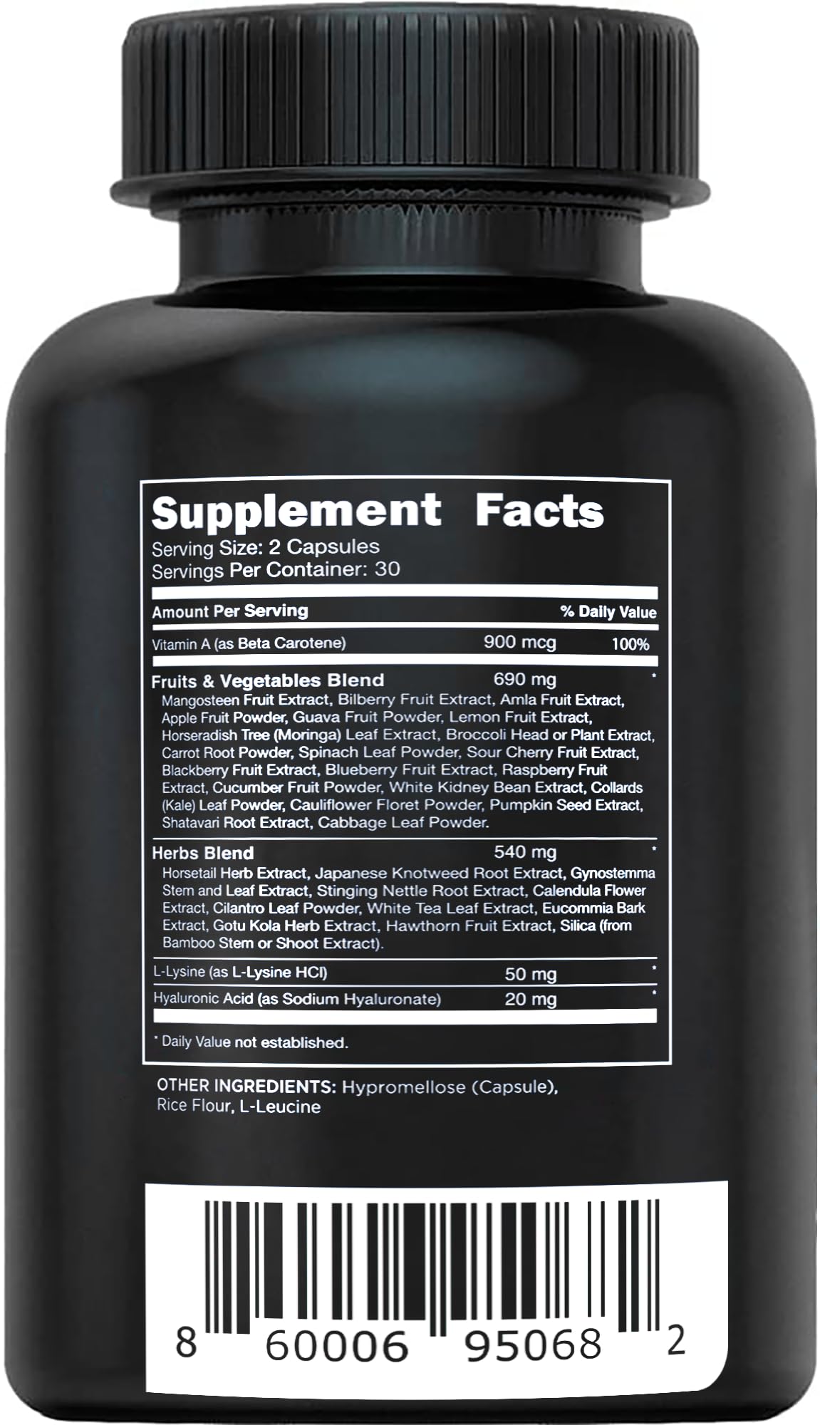 Vital Vitamins Vegan Collagen Booster - Hair Support

