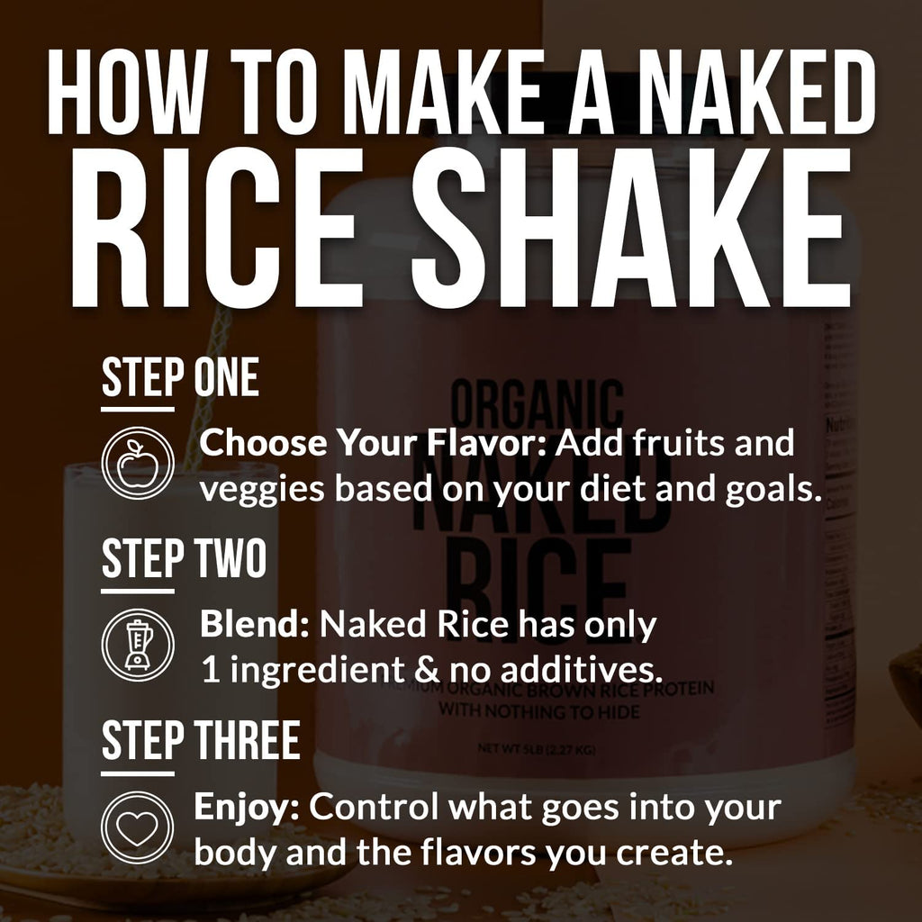 Naked Rice Organic Brown Rice Protein Powder

