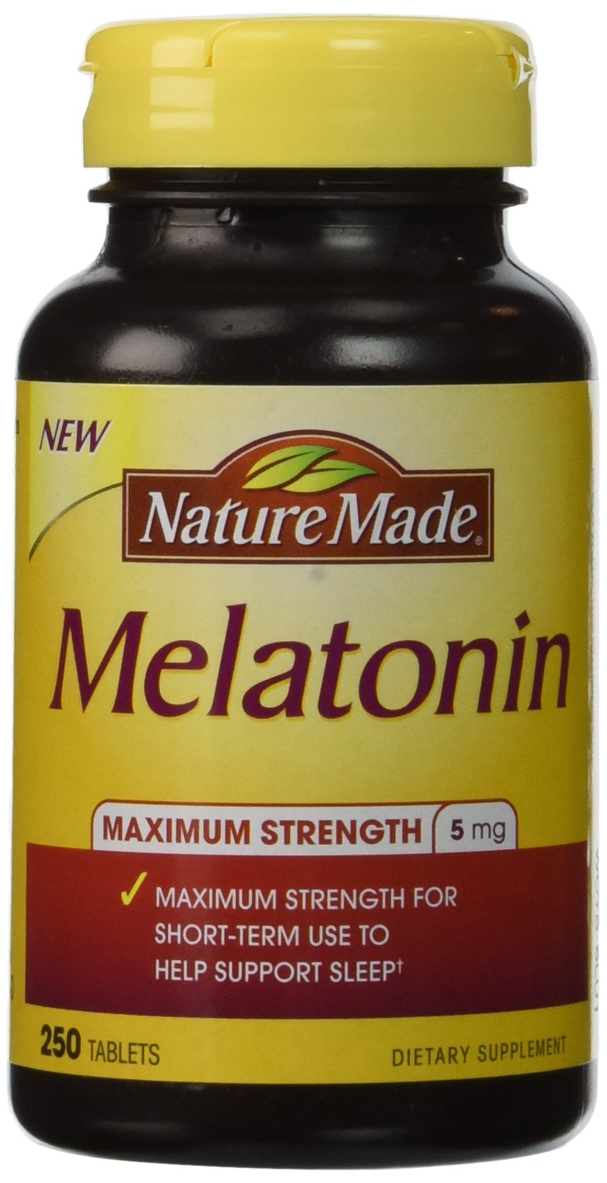 Nature Made Melatonin 5 mg Extra Strength Sleep Aid for Adults