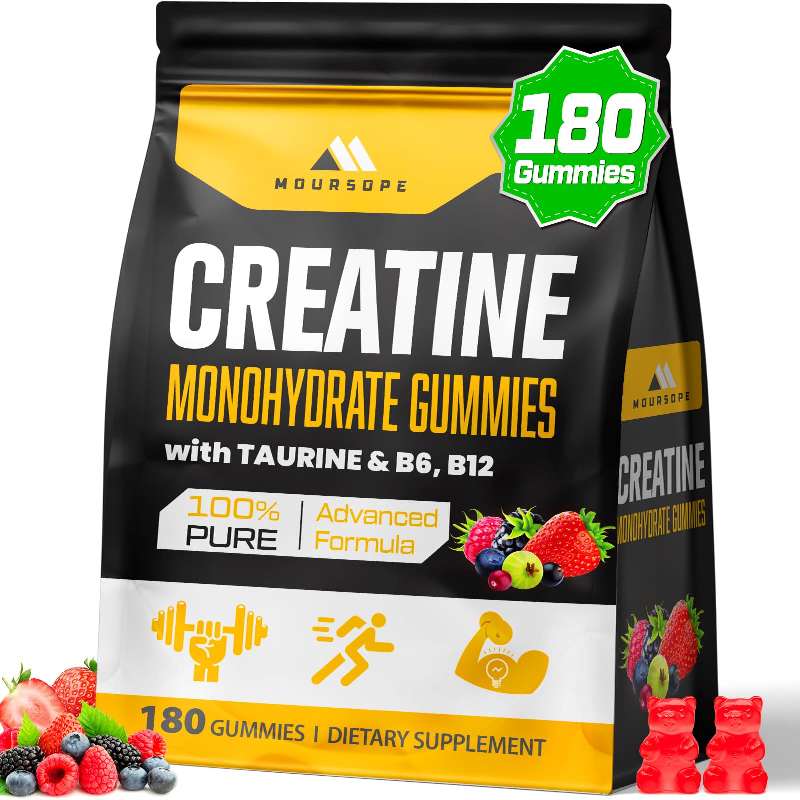 Creatine Monohydrate Gummies for Muscle Support | Vegan


