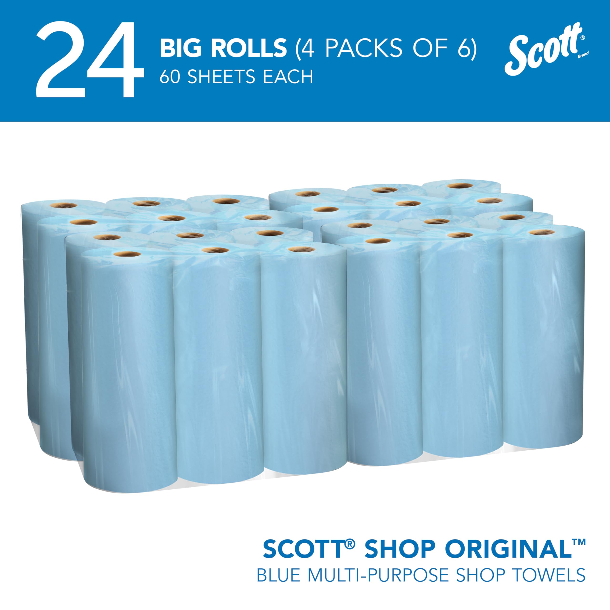 Scott Shop Towels Original Blue | Cloth-Like Towels

