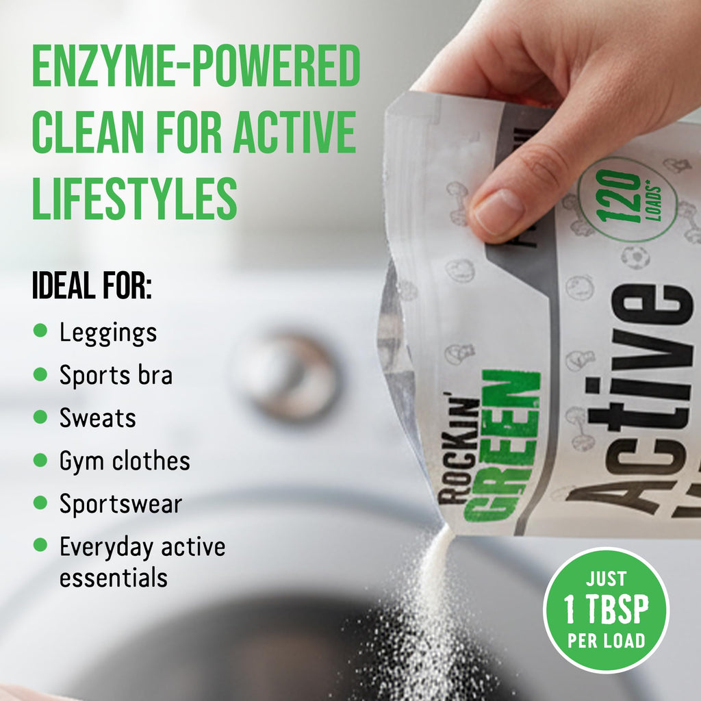 Rockin' Green Laundry Detergent - Plant-Based Odor Fighter

