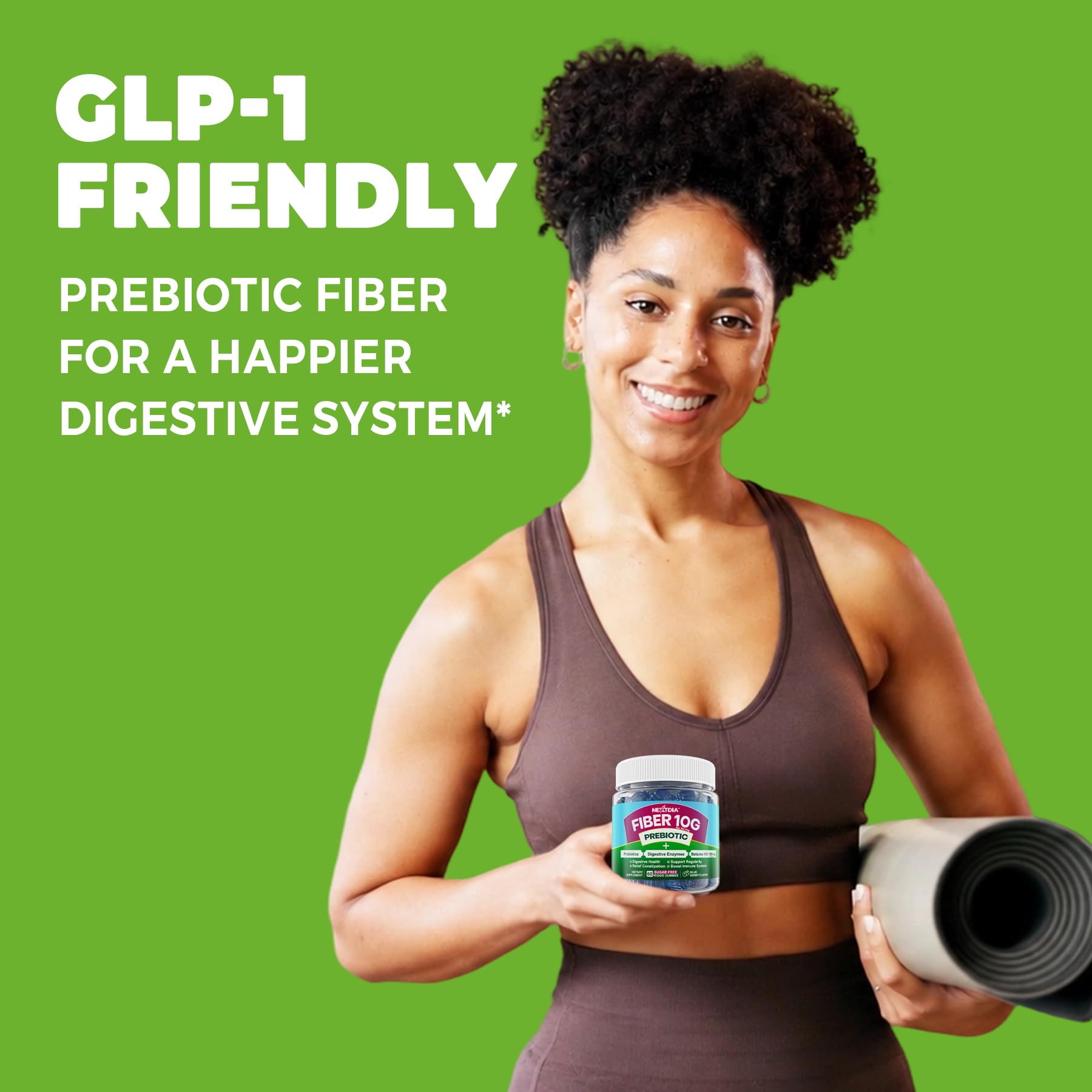 Nextdia Fiber Gummies – GLP-1 Prebiotic Probiotics

