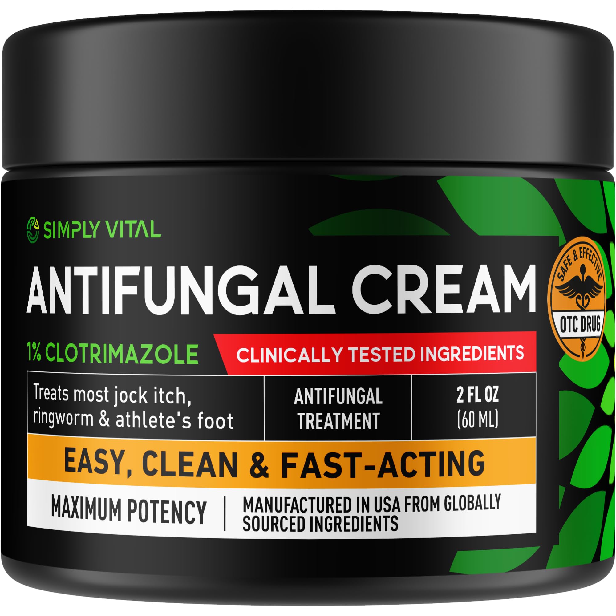 Clotrimazole Antifungal Cream by SimplyVital

