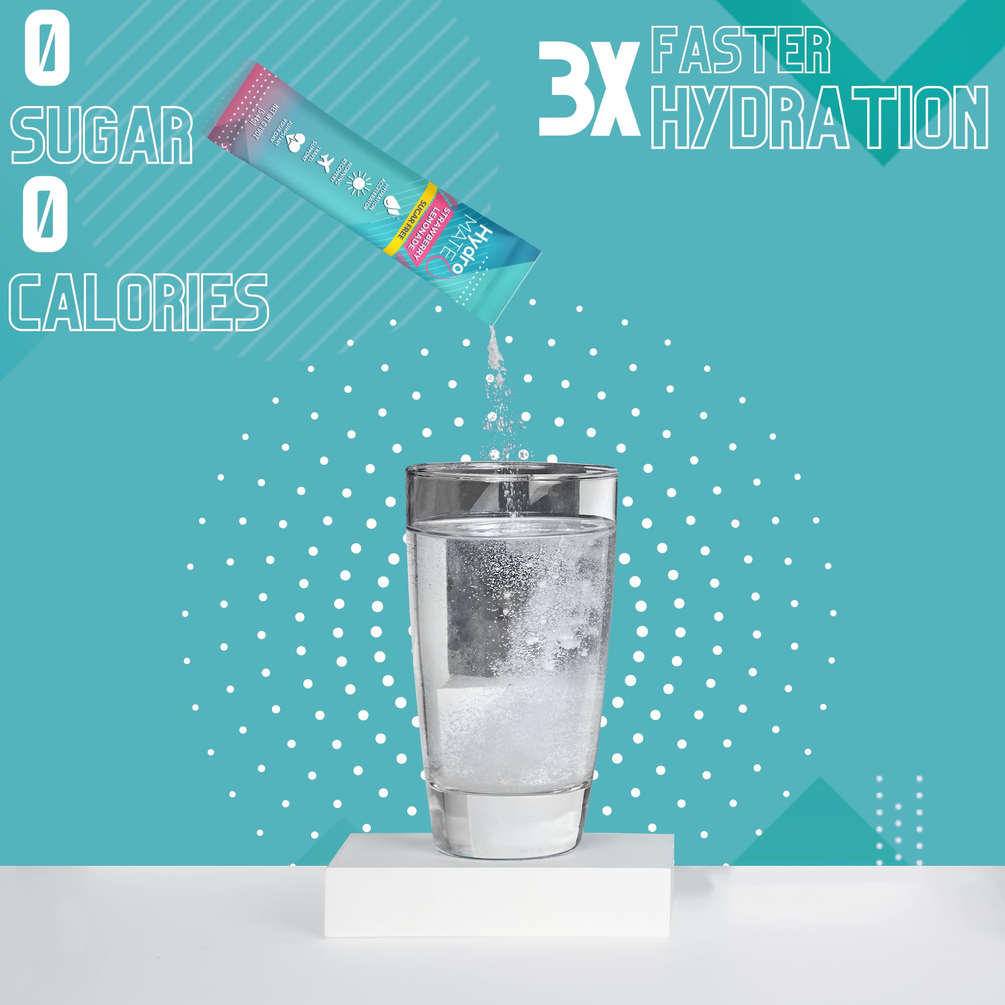 HydroMATE Electrolyte Powder Sugar-Free Hydration

