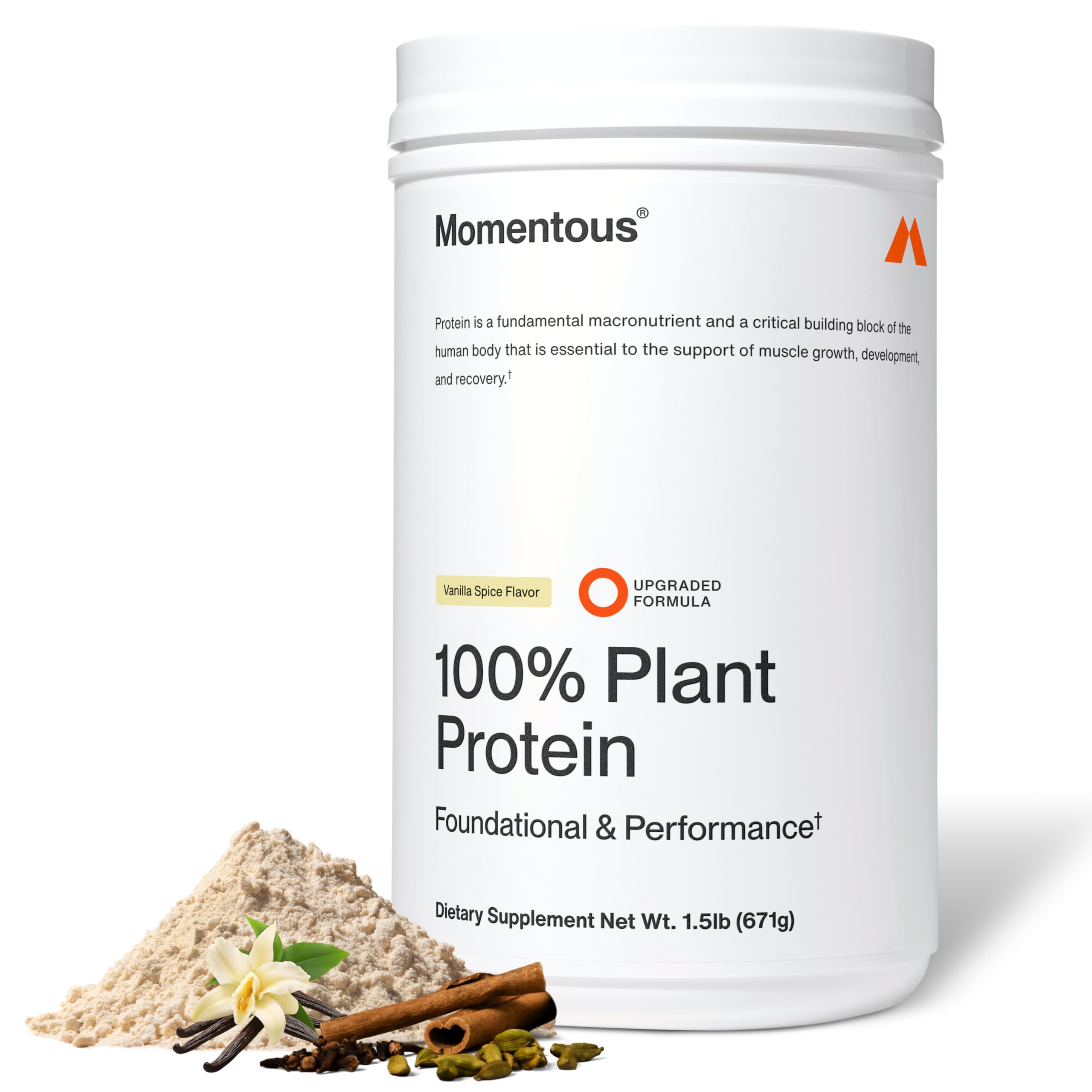 Momentous Vegan Protein Powder – 20 g Plant-Based Protein