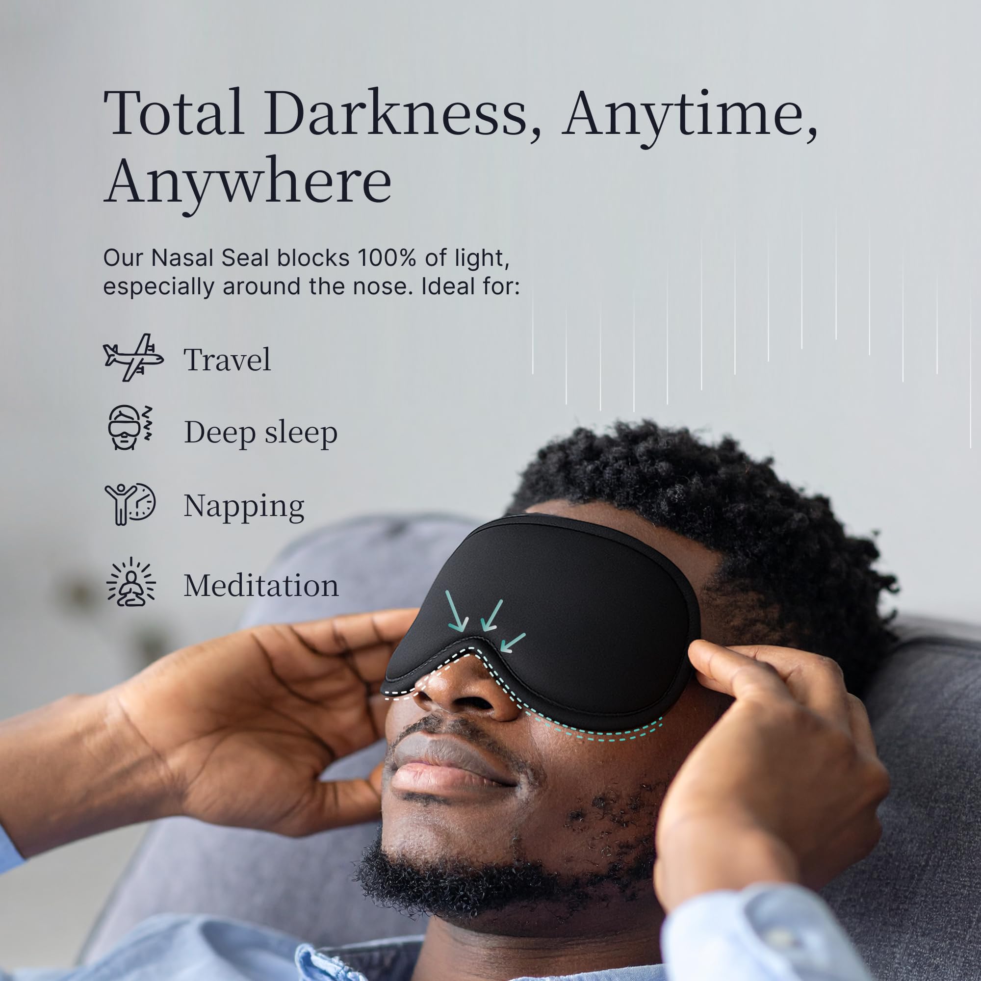 Nox Sleep 3D Ice Silk Sleep Mask – Light-Blocking Eye Cover

