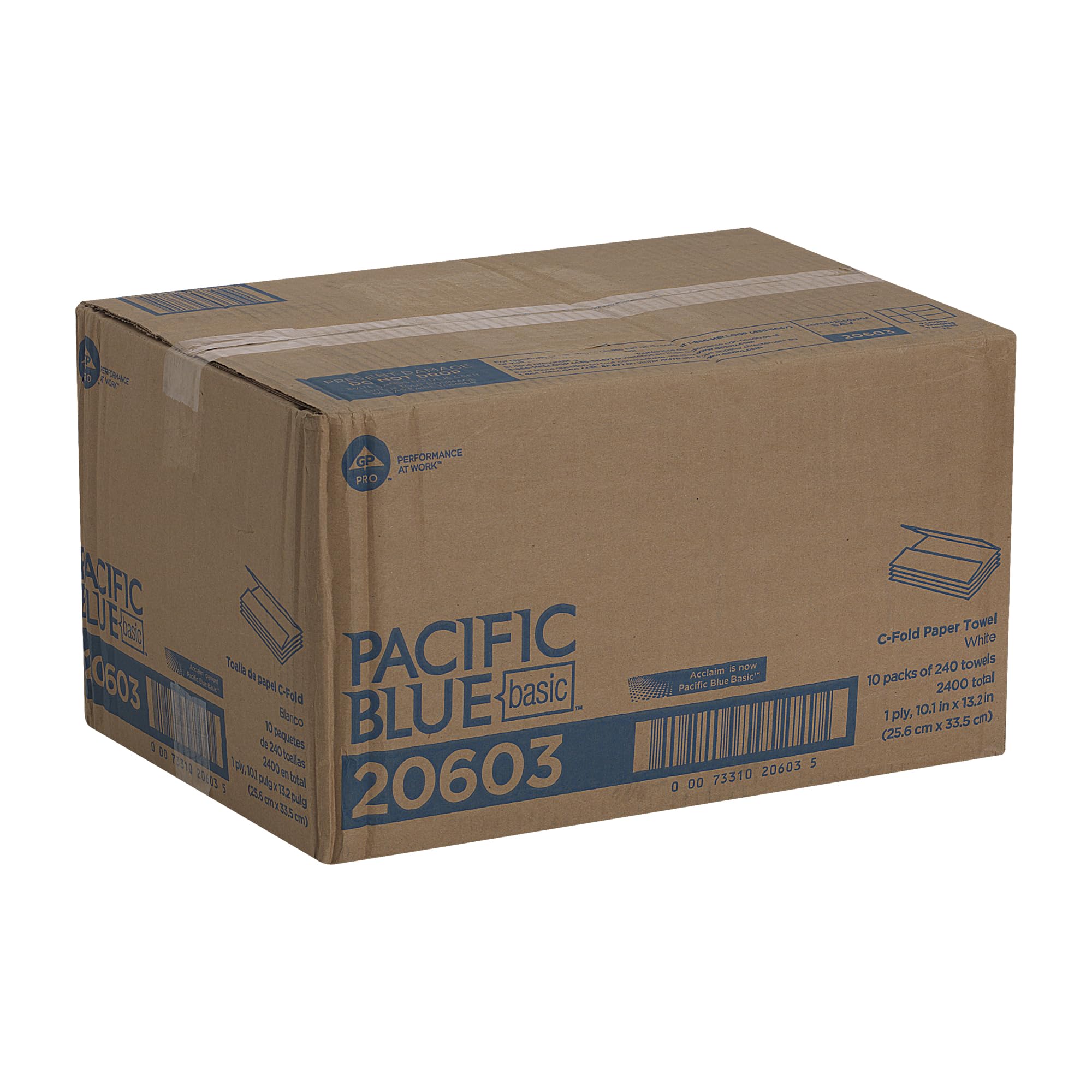 Pacific Blue Basic C-Fold Paper Towels by Georgia-Pacific

