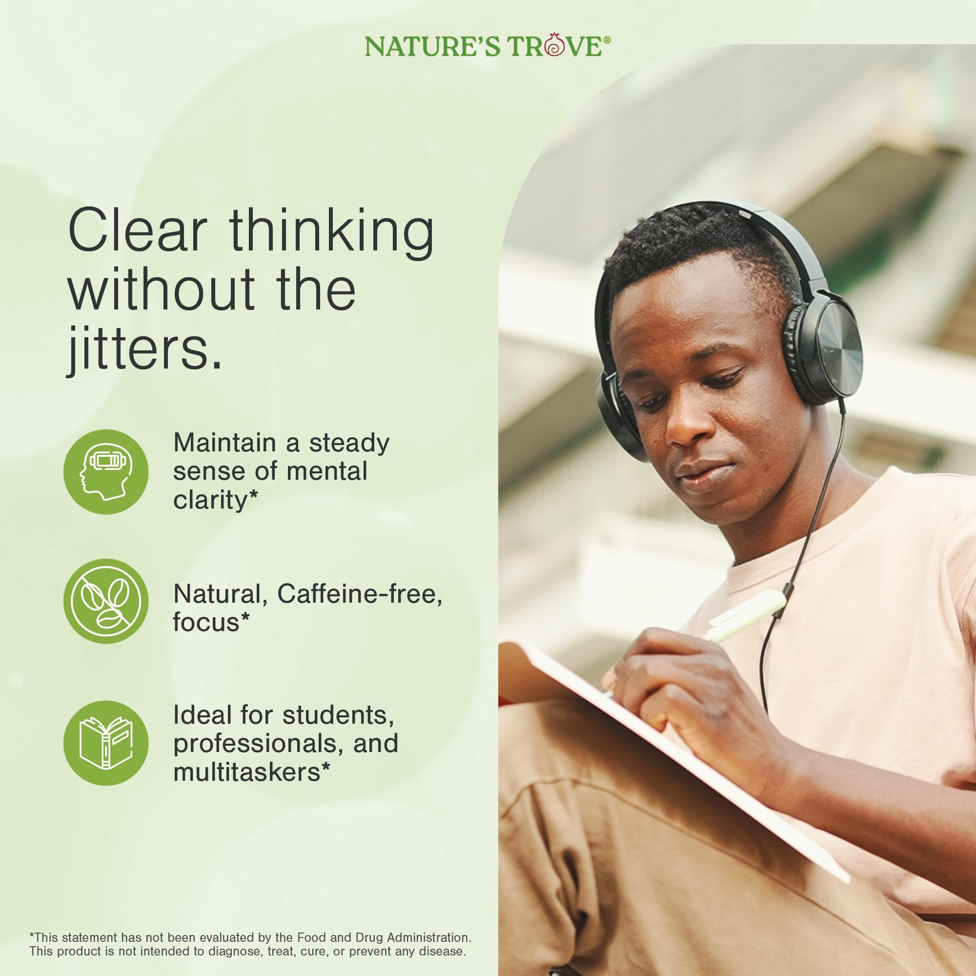 Nature's Trove L-Theanine Supplement

