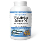 Natural Factors Wild Alaskan Salmon Oil Omega-3 EPA DHA

