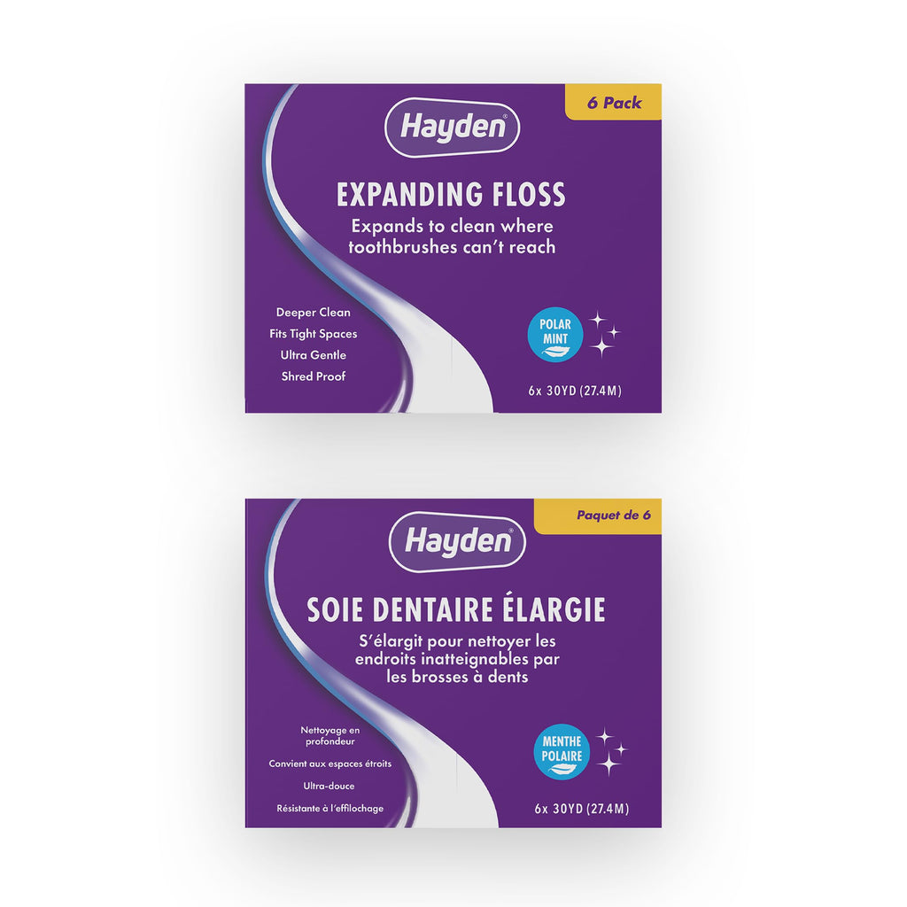 Hayden Expanding Dental Floss | Gentle Deep Clean

