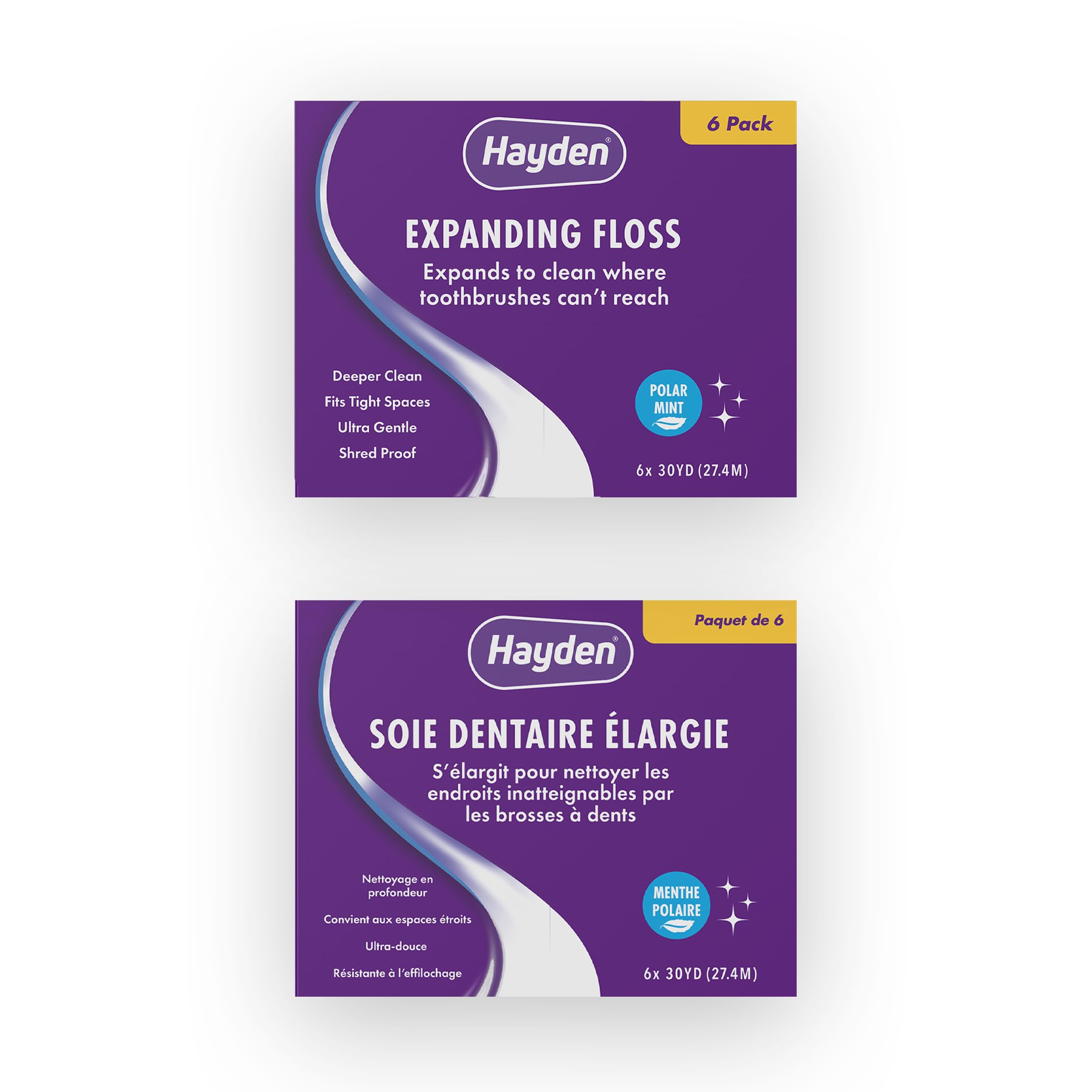 Hayden Expanding Dental Floss | Gentle Deep Clean

