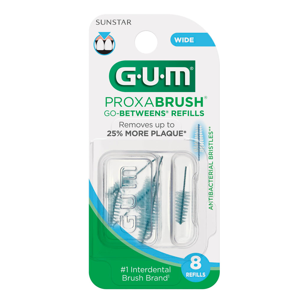 GUM Proxabrush Go-Betweens Refills for Braces

