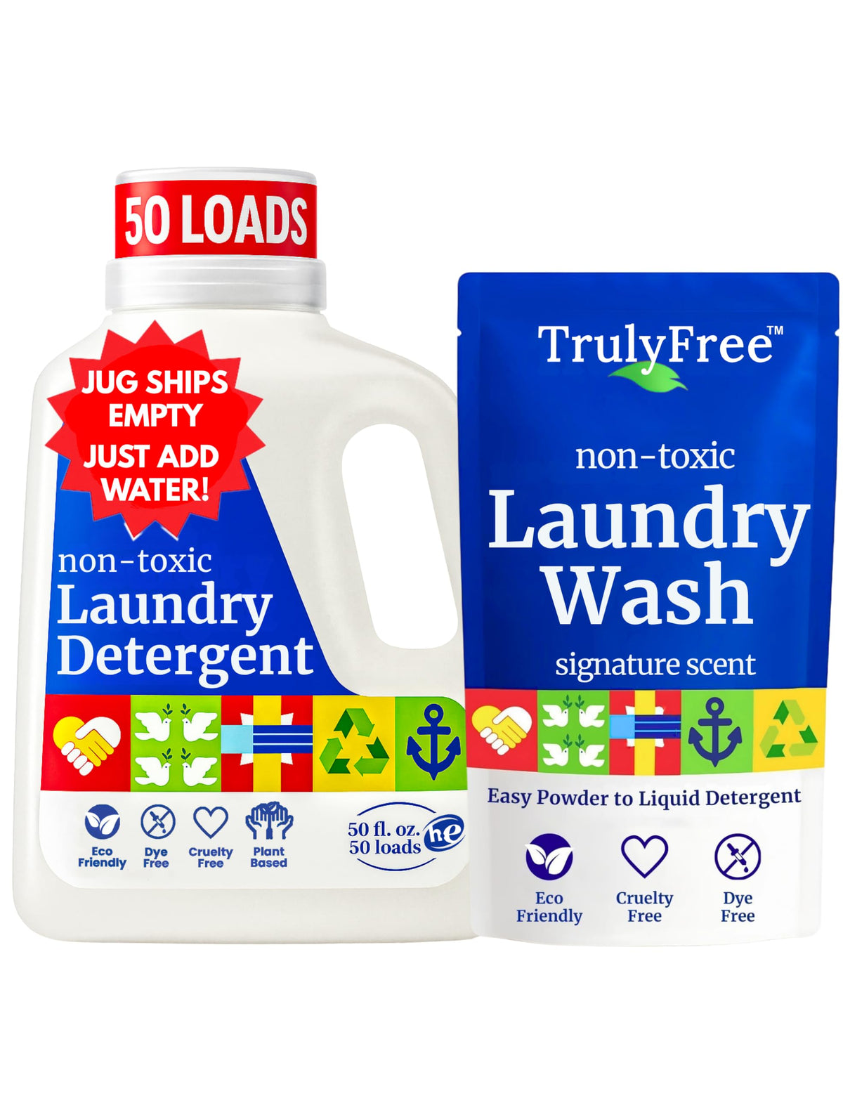 Truly Free Natural Laundry Detergent - Sensitive Skin Safe