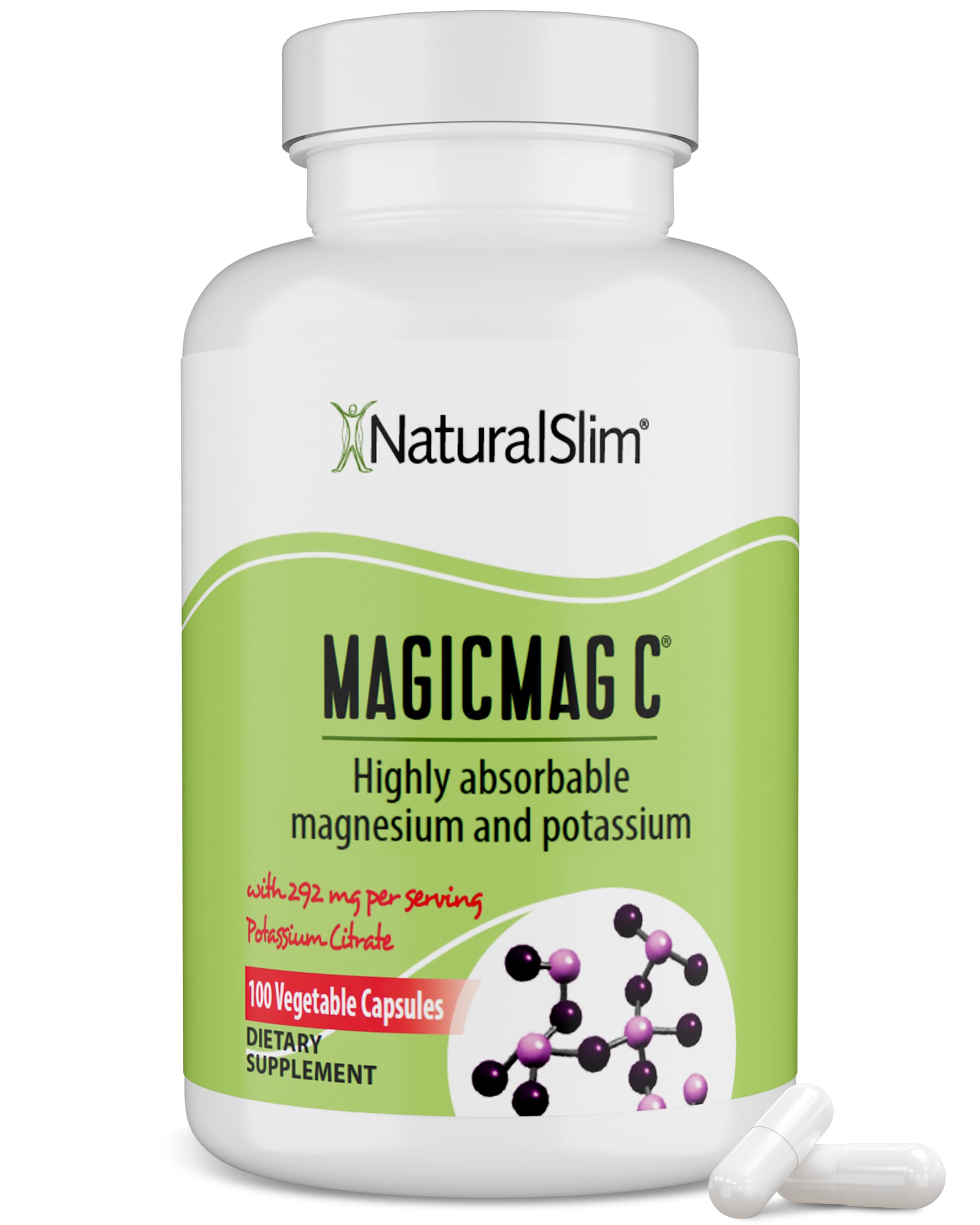Magnesium Citrate Capsules by NaturalSlim - MagicMag C

